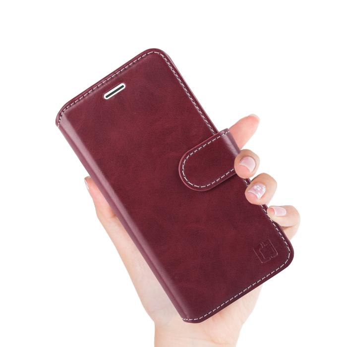 UTGATT1 - CoveredGear Plånboksfodral iPhone 7 Plus & iPhone 8 Plus - Burgundy