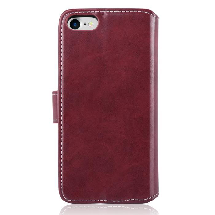 UTGATT1 - CoveredGear Plånboksfodral iPhone 7 Plus & iPhone 8 Plus - Burgundy