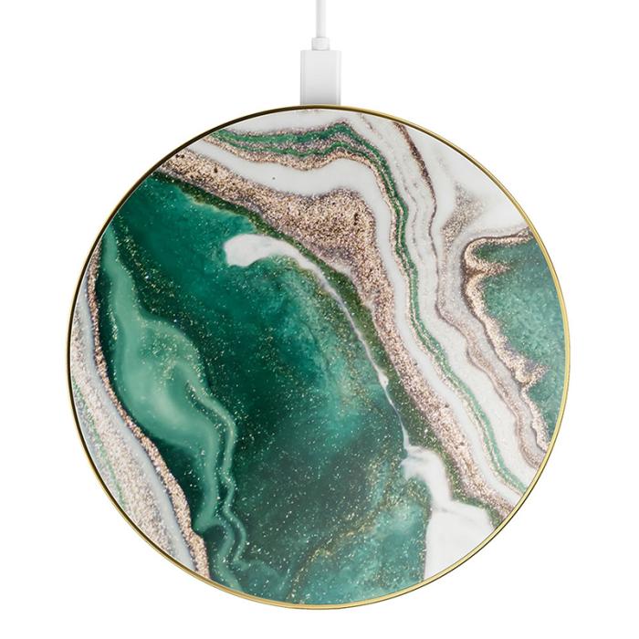 UTGATT5 - iDeal of Sweden Wireless Charger Golden Jade Marble