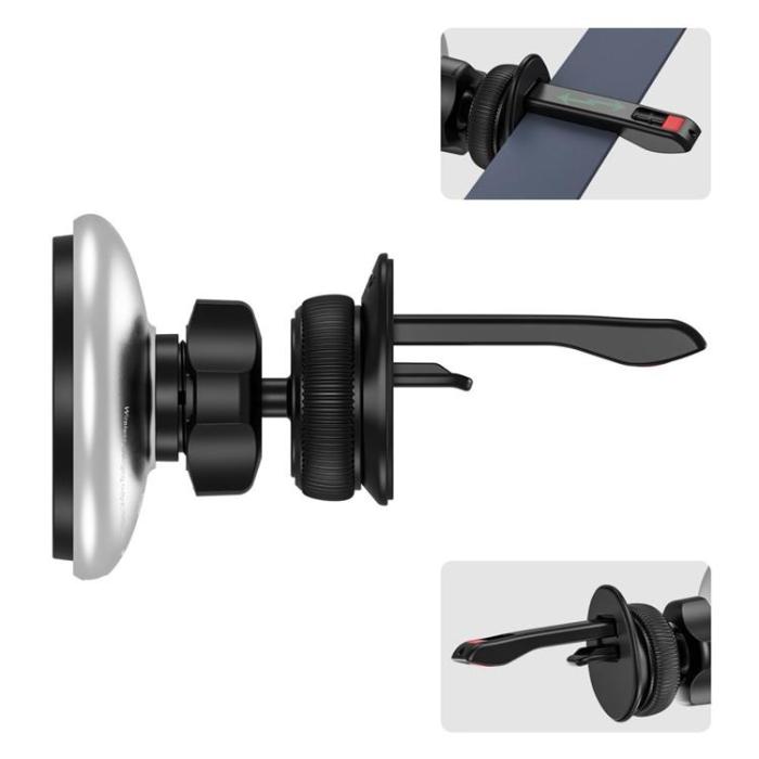 Tech-Protect - Tech-Protect Bilhållare Och Billaddare Vent 15W Magsafe - Svart