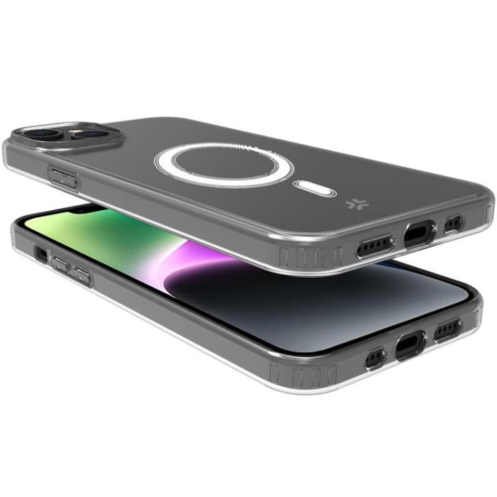Celly - Celly iPhone 15 Mobilskal Magsafe Gelskin TPU - Clear