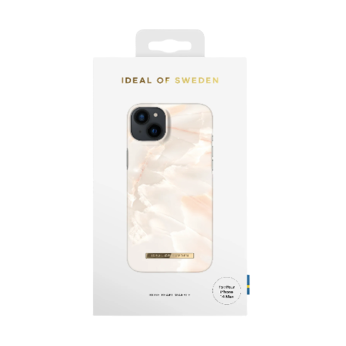 UTGATT1 - Ideal of Sweden Magsafe iPhone 14 Skal Mode - Rose Pearl Marmor