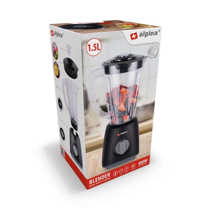 UTGATT1 - ALPINA Blender Svart 1,5L