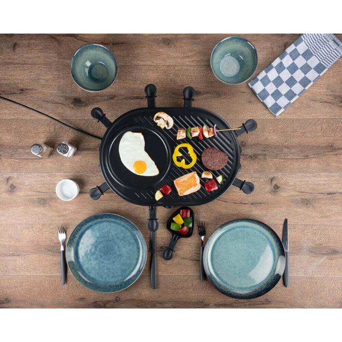 UTGATT1 - ALPINA Raclettejärn Grill Gourmet 8 Personer