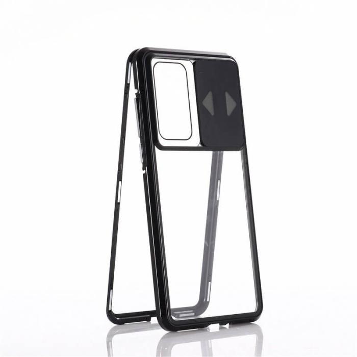 UTGATT1 - Wozinsky Magnetic Cam Slider Case hölje Huawei P40 Svart