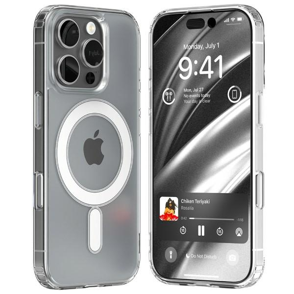 Mercury iPhone 16 Pro Mobilskal MagSafe Jelhard - Transparent | 2353 | AlltMobil