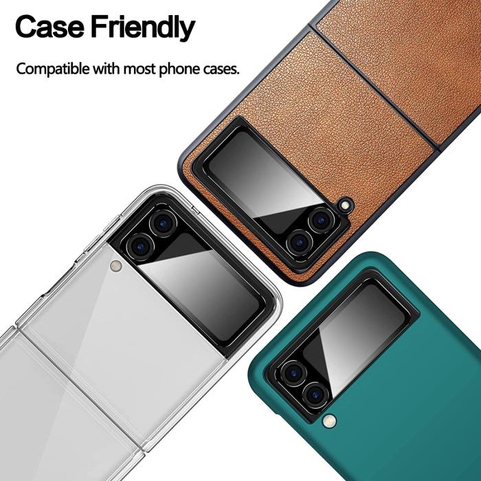 OEM - [2-PACK] Galaxy Z Flip 4 Härdat glas HD Kameralinsskydd