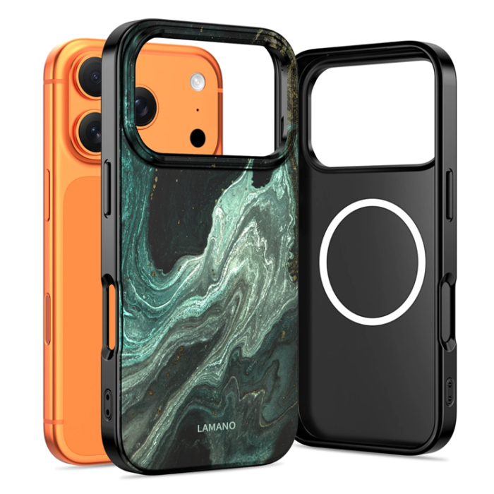 Tech-Protect - Tech-Protect iPhone 17 Pro Mobilskal Magsafe Lamano - Verde Aura