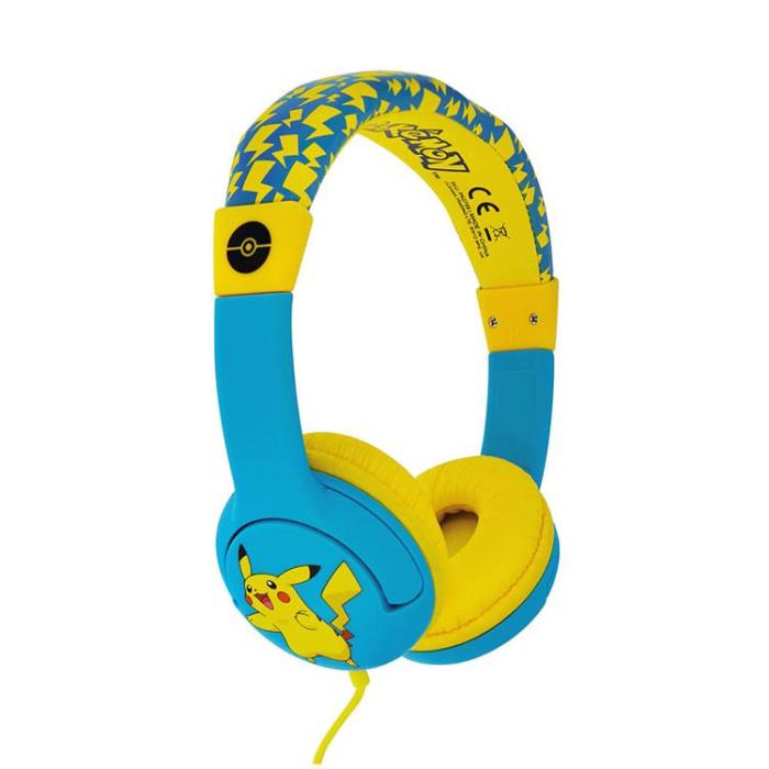 POKEMON - POKEMON Hörlurar Junior On-Ear 85dB Pikachu - Blå / Gul