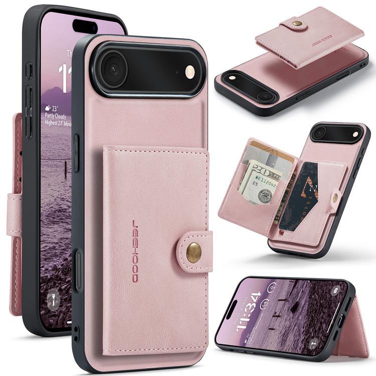 JEEHOOD Mobilskal till iPhone Air Konstläder + Plast Avtagbar - Rosa | 2353 | AlltMobil