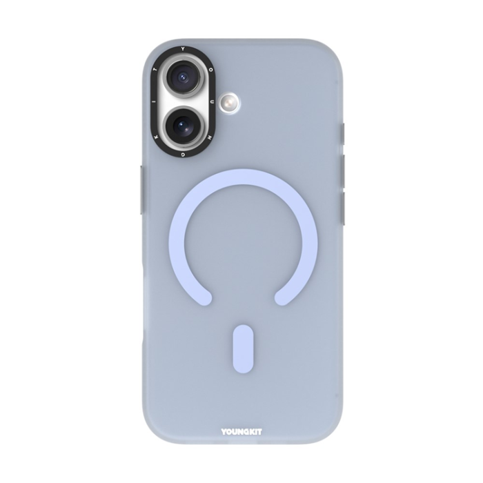 YOUNGKIT - YOUNGKIT iPhone 17 Mobilskal MagSafe PET TPU - Babyblå