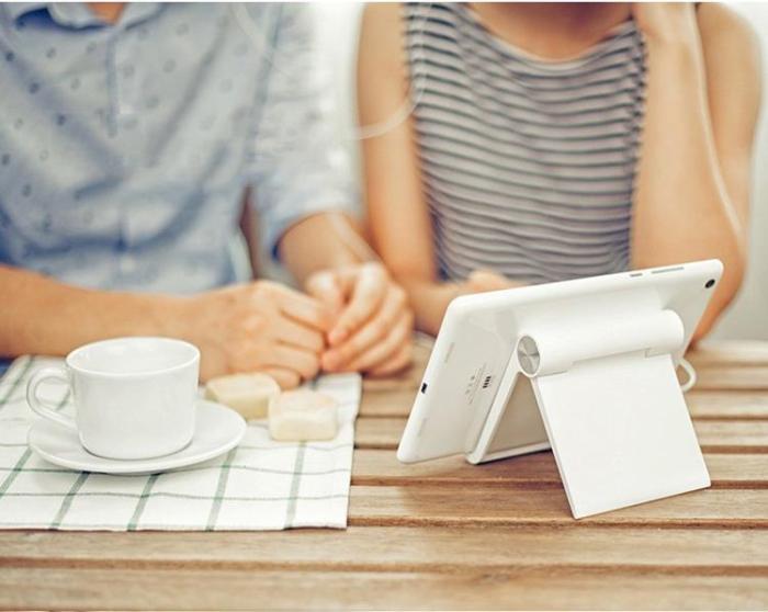 Ugreen - Ugreen Justerbart Bärbart Ställ för iPad - Vit