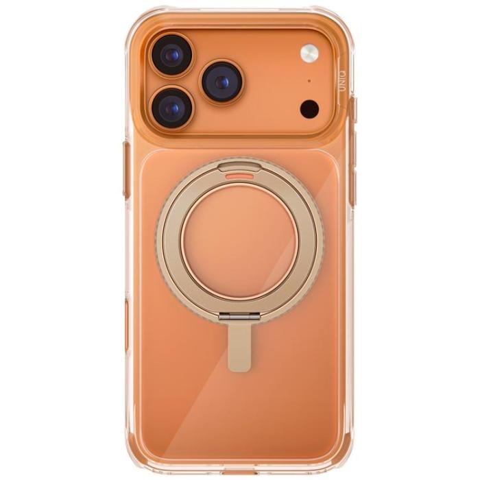 UNIQ - UNIQ iPhone 17 Pro Max Mobilskal Swivix 360 Rotating Kickstand - Guld