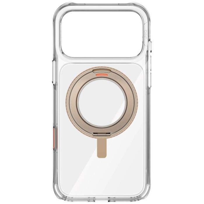 UNIQ - UNIQ iPhone 17 Pro Max Mobilskal Swivix 360 Rotating Kickstand - Guld