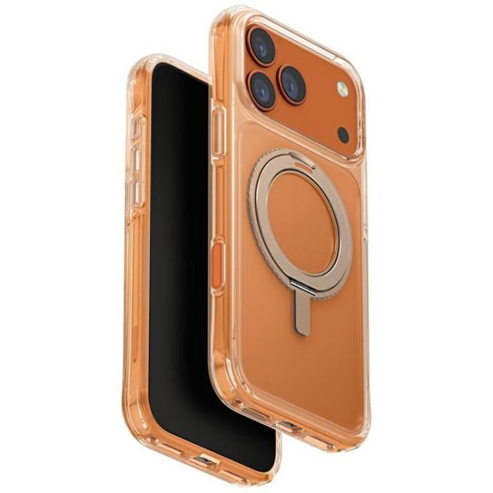 UNIQ - UNIQ iPhone 17 Pro Max Mobilskal Swivix 360 Rotating Kickstand - Guld