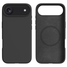 A-One Brand - iPhone 17 Air Mobilskal MagSafe Liquid Silikon+PC - Svart