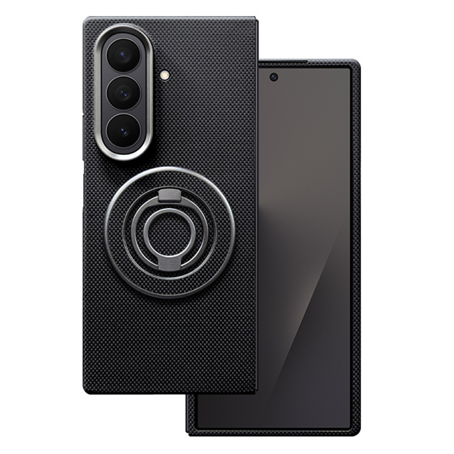 Mobilskal till Galaxy Z Fold 7 MagSafe Kevlar Metal Ring - Fine Mesh Grid | 2353 | AlltMobil
