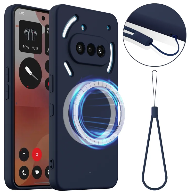 Nothing Phone (3a) Mobilskal MagSafe Anti-Drop Silikon | 2353 | AlltMobil