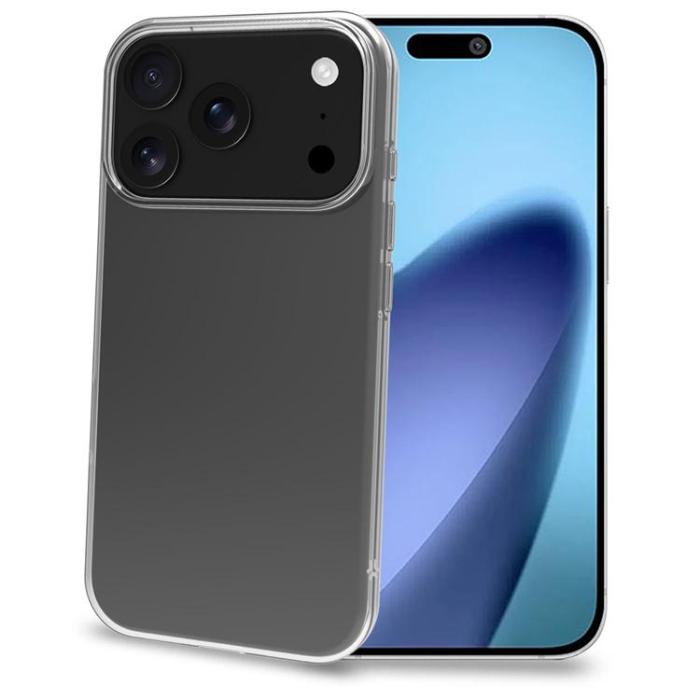 Celly - Celly iPhone 17 Pro Mobilskal Gelskin TPU - Transparent