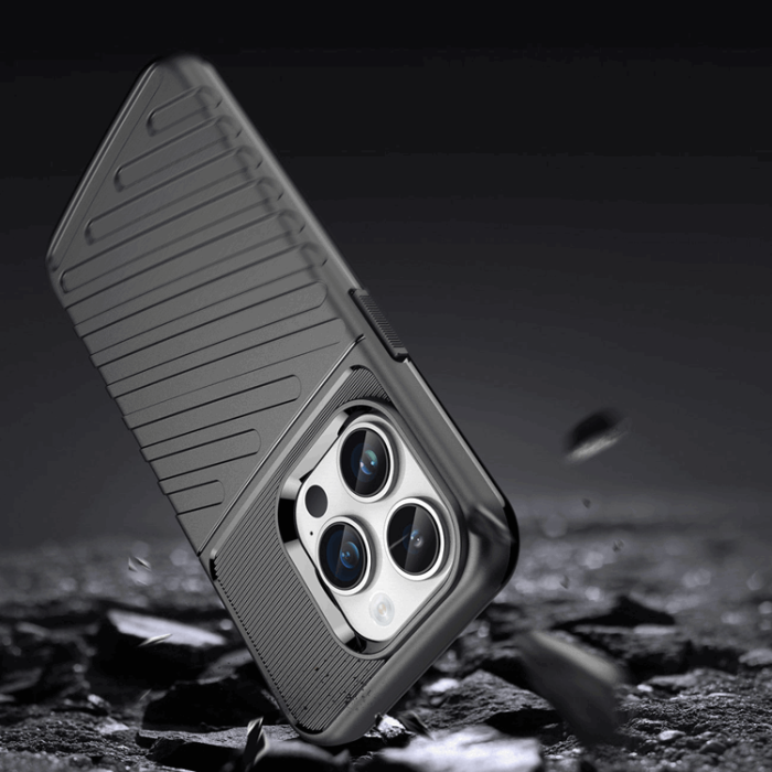 OEM - iPhone 15 Pro Mobilskal Thunder Armored - Svart