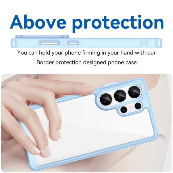 OEM - Mobilskal till Samsung Galaxy S26 Ultra TPU + Akryl Skydd - Blå