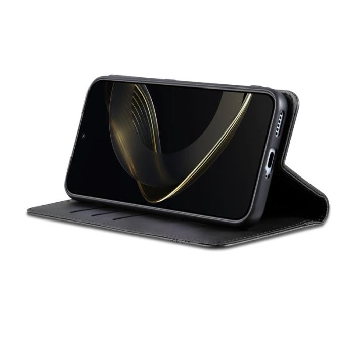 OEM - AZNS Samsung Galaxy S26 Plånboksfodral Konstläder - Svart