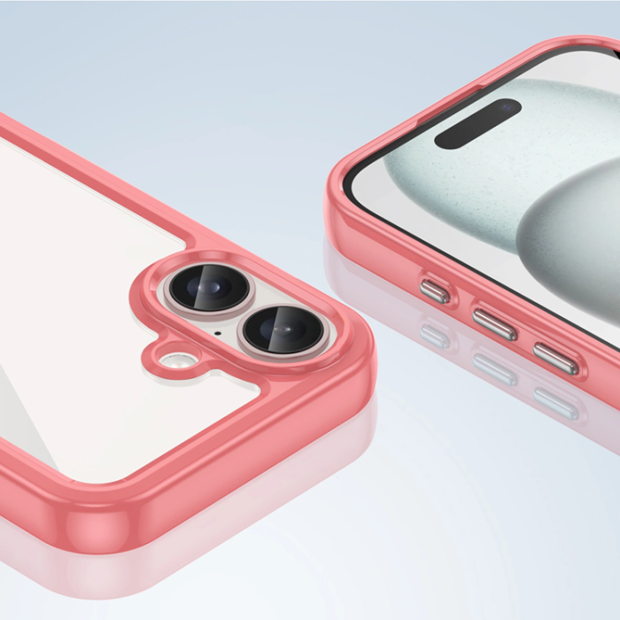 OEM - iPhone 16 Plus Mobilskal Outer Space - Röd