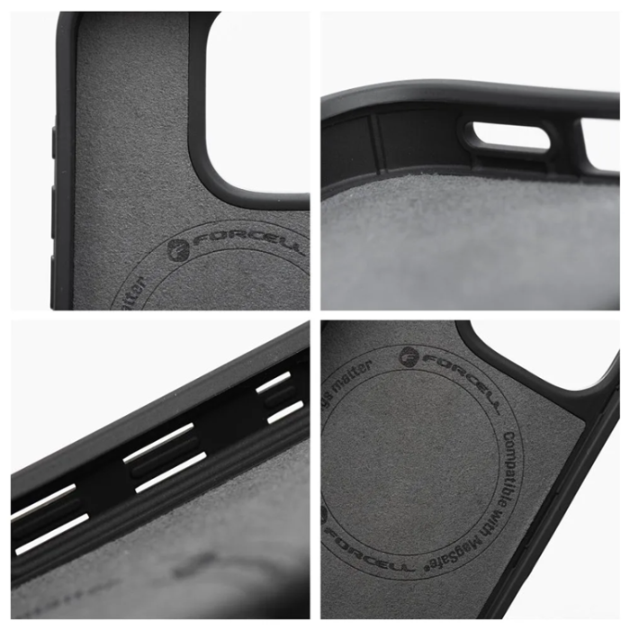 Forcell - Forcell iPhone 15 Pro Mobilskal MagSafe Mirage - Grön Marble