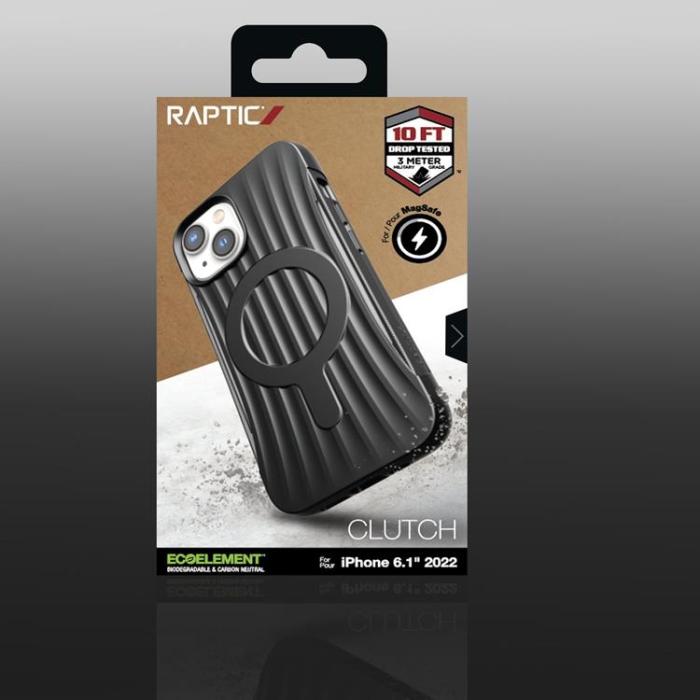 Raptic - Raptic iPhone 14 Plus Skal Magsafe Clutch - Svart