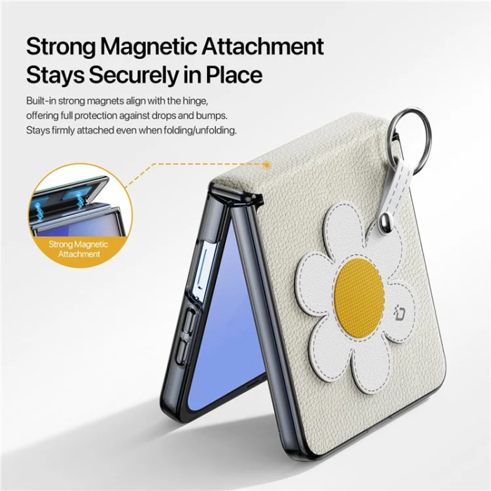 Dux Duci - DUX DUCIS Galaxy Z Flip 7 Mobilskal Ringhållare Luvy - Daisy