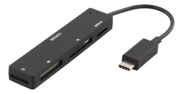 Deltaco USB 3.1 Gen 1-hubb - Vit | 505295 | AlltMobil