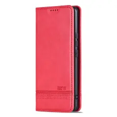 AZNS - AZNS Samsung Galaxy A57 Pl&aring;nboksfodral Konstl&auml;der - R&ouml;d