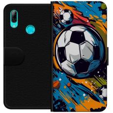 iSecrets - Pl&aring;nboksfodral till Huawei P smart 2019 med Fotbollar