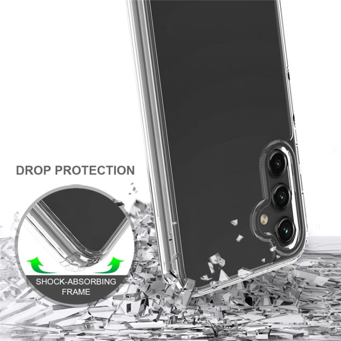 A-One Brand - Galaxy A14 5G/4G Mobilskal Acrylic TPU Anti-Yellowing - Clear