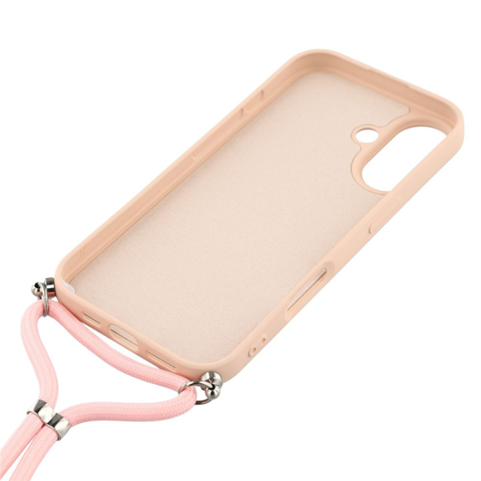 A-One Brand - iPhone 17 Mobilskal Med Axelrem - Rosa
