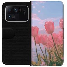 iSecrets - Pl&aring;nboksfodral till Xiaomi Mi 11 Ultra med Rosa Tulpaner
