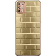 Gustaf - Mobilskal till Motorola Moto G9 Plus med Gyllene Murstenar