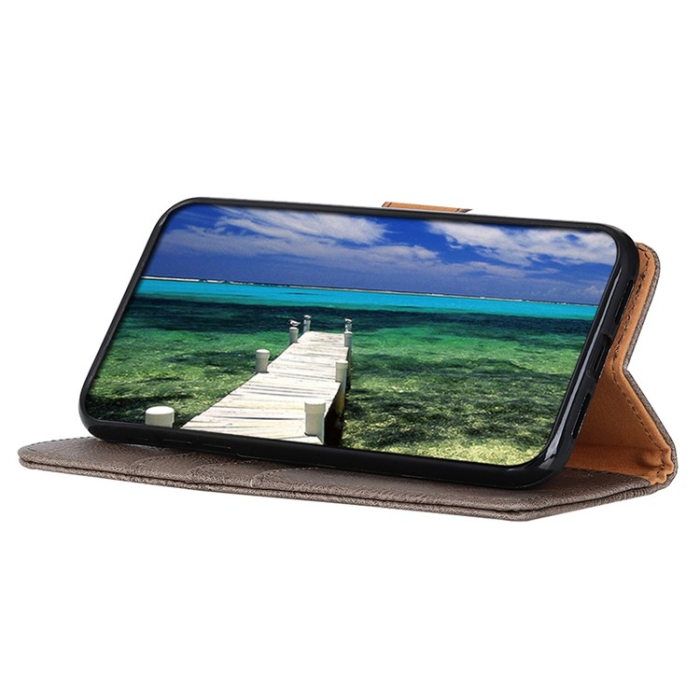 KHAZNEH - KHAZNEH Xiaomi Mi 11 Ultra Plånboksfodral Cowhide - Grå
