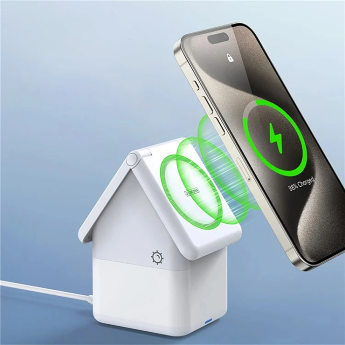 DUZZONA - Duzzona 4-in-1 Trådlös Laddare Magsafe iPhone, Apple Watch, AirPods W20 15W
