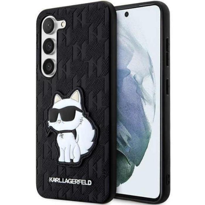 KARL LAGERFELD - Karl Lagerfeld Galaxy S23 Plus Skal Saffiano Monogram Choupette - Svart