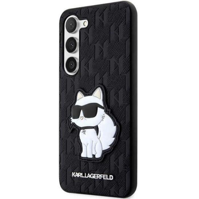 KARL LAGERFELD - Karl Lagerfeld Galaxy S23 Plus Skal Saffiano Monogram Choupette - Svart