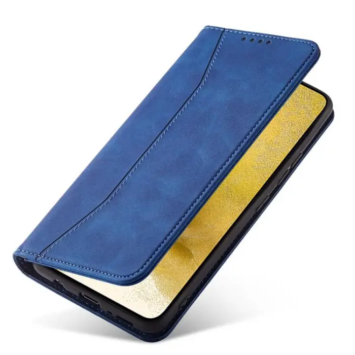 OEM - Galaxy S23 Ultra Plånboksfodral Magnet Fancy - Blå
