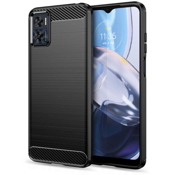 UTGATT - Motorola Moto E22/E22i Skal Tpucarbon - Svart