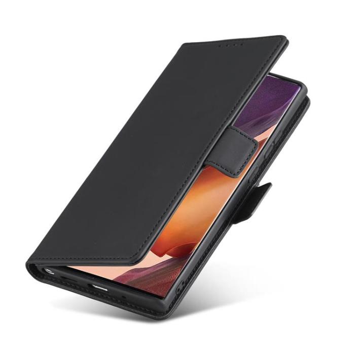OEM - Galaxy S22 Ultra Plånboksfodral Magnet Stand - Svart