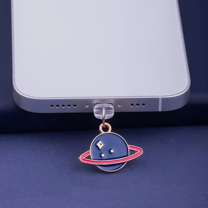 OEM - Hängande Charms SPACE för Mobil (Lightning)