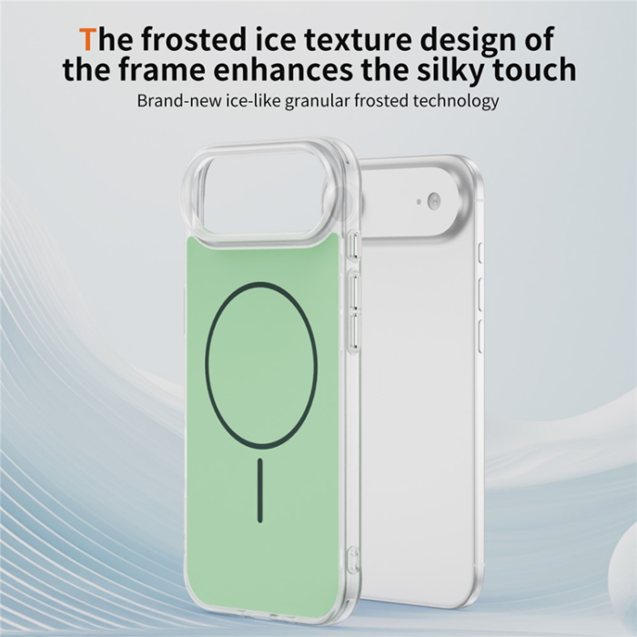 A-One Brand - iPhone Air Mobilskal MagSafe Skin Touch TPU PC - Grön