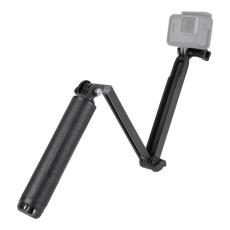 TELESIN - TELESIN GP-MFW-300 GoPro Fodral Vattent&auml;t 3-v&auml;gs Grip Arm Svart