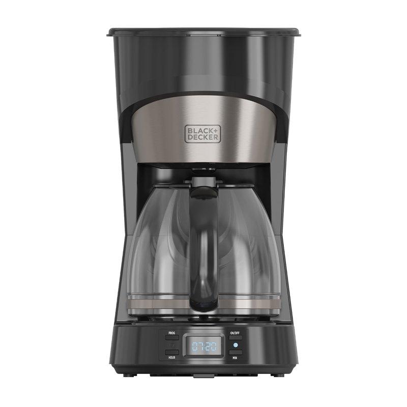 BLACK+DECK Kaffebryggare LCD 12 Koppar