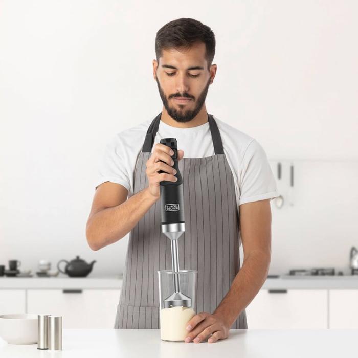 BLACK+DECK - BLACK+DECK Hand Blender 1500W Black Accessories
