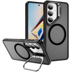 OEM - Mobilskal f&ouml;r Samsung Galaxy S26 Magnetiskt Kickstand PC + TPU - Svart